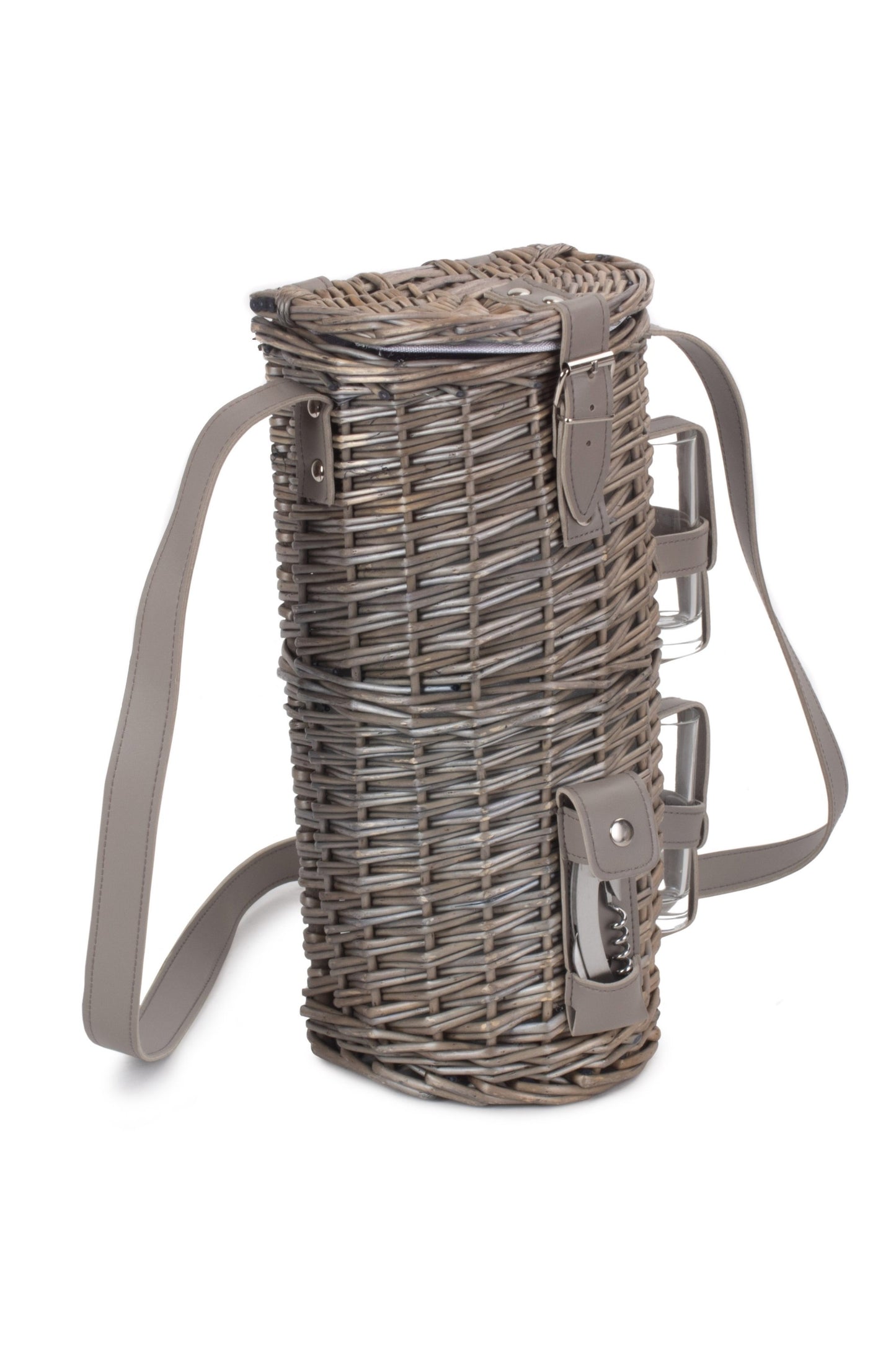  M970BA Single Bottle 2 Shot Glass Carrier