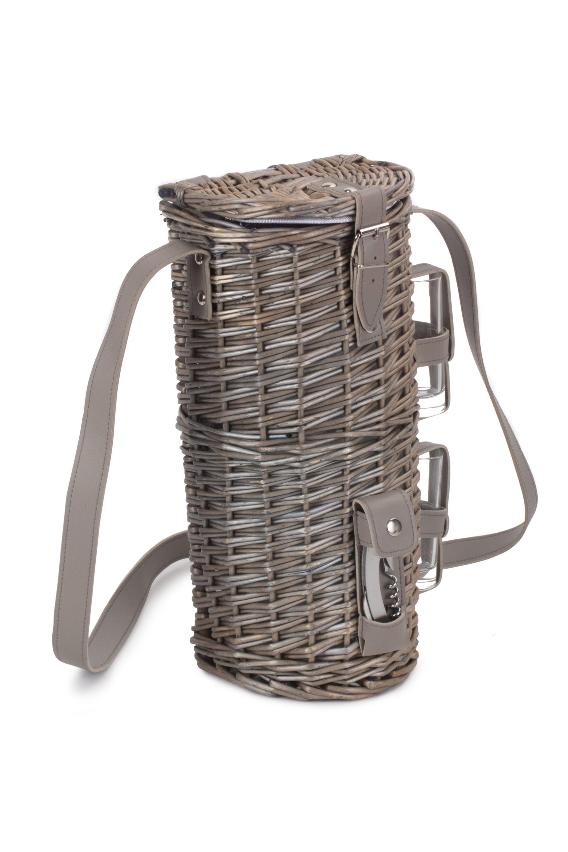  M970BA Single Bottle 2 Shot Glass Carrier