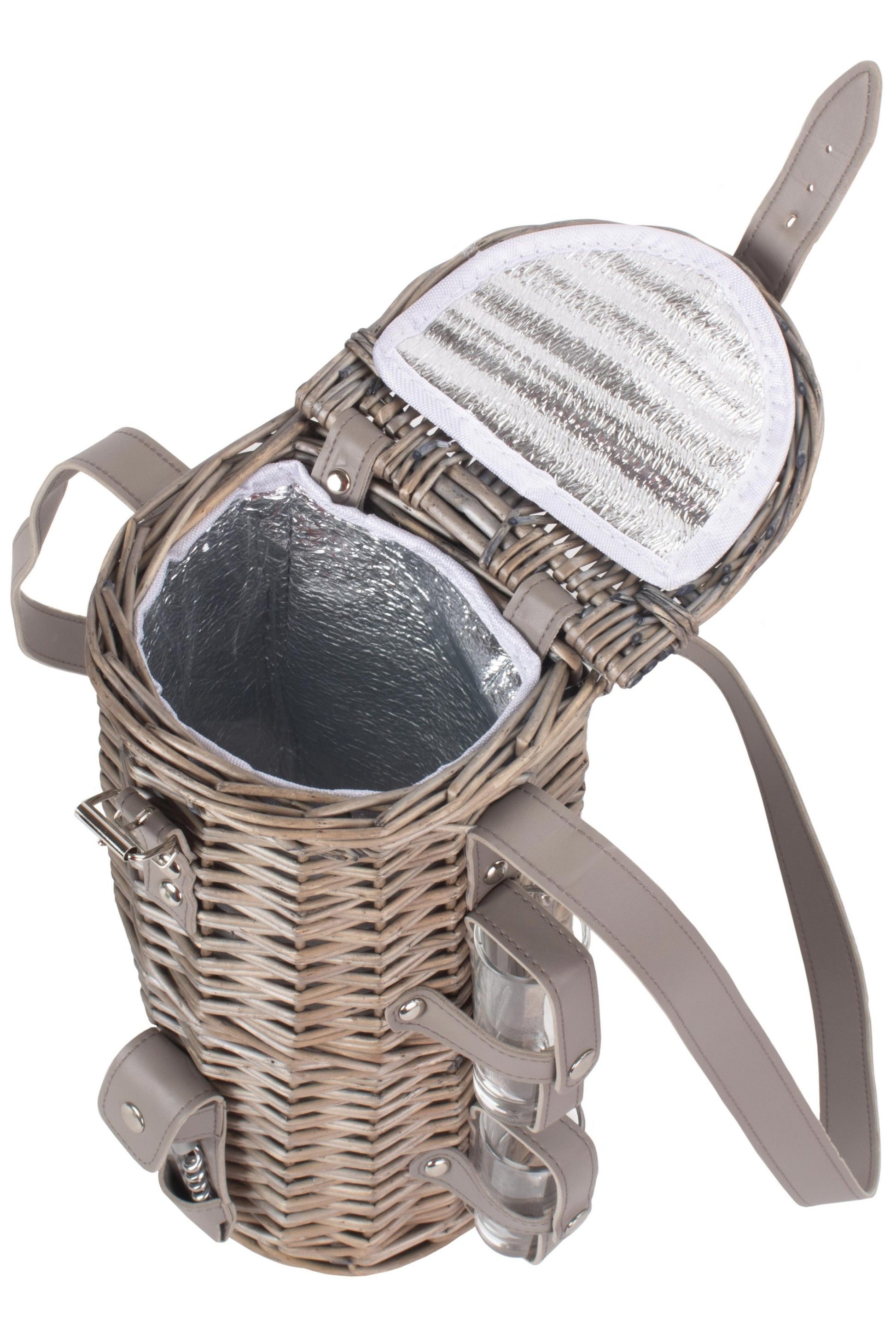  M970BA Single Bottle 2 Shot Glass Carrier