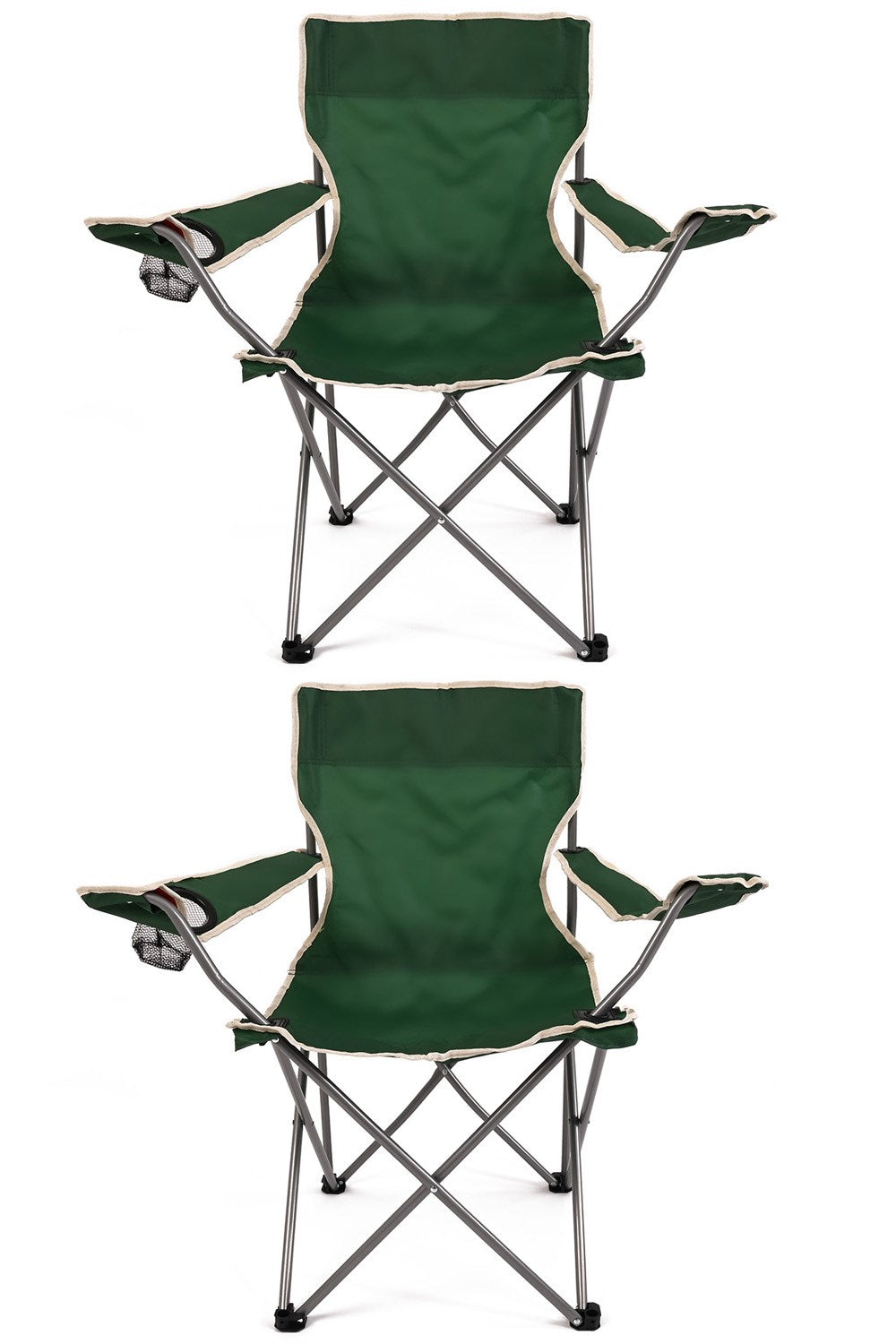  M97625 Captains Camping Chair Twin Pack