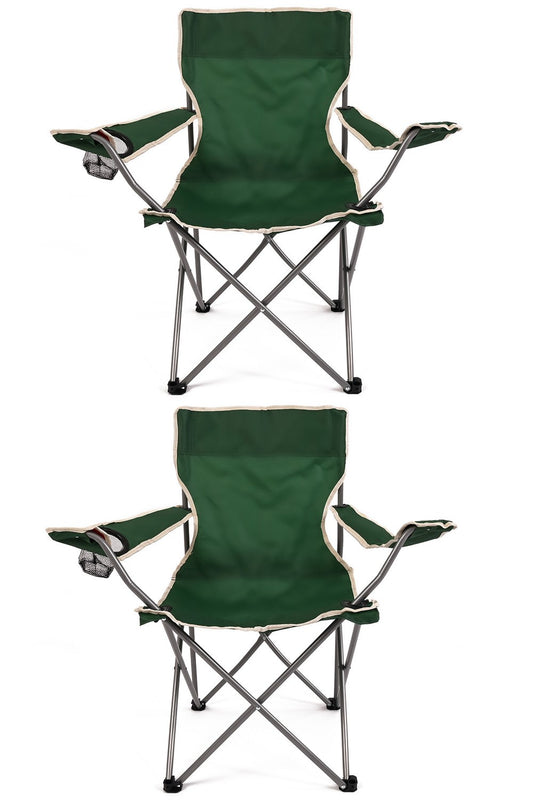  M97625 Captains Camping Chair Twin Pack