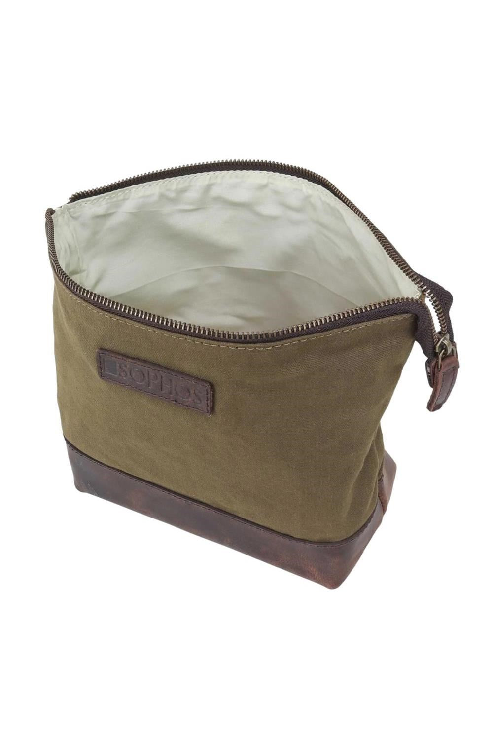  M97D42 Waxed Canvas Triangle Washbag