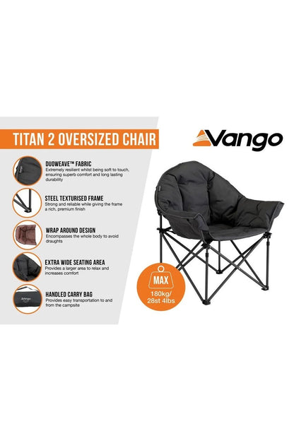 Vango M989BE Titan 2 Oversized Camping Chair