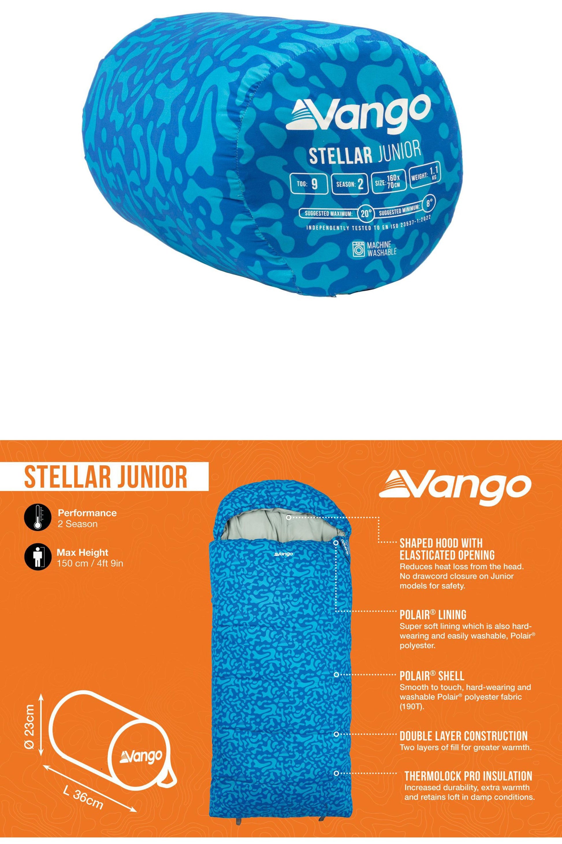 Vango M9B5DA Stellar Junior Sleeping Bag