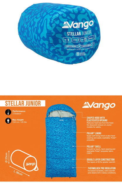 Vango M9B5DA Stellar Junior Sleeping Bag