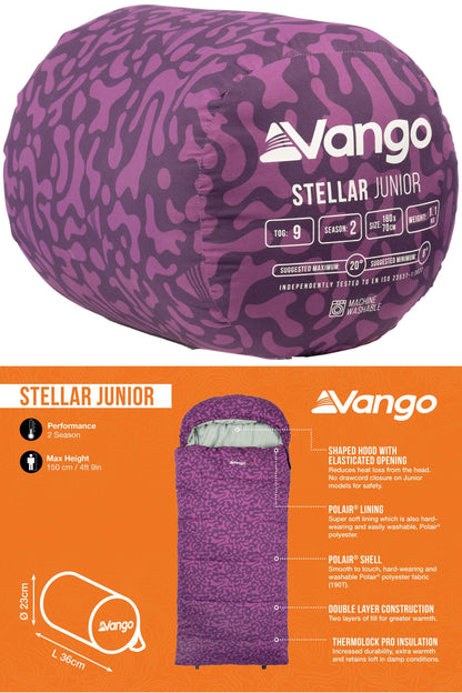Vango M9B5DA Stellar Junior Sleeping Bag
