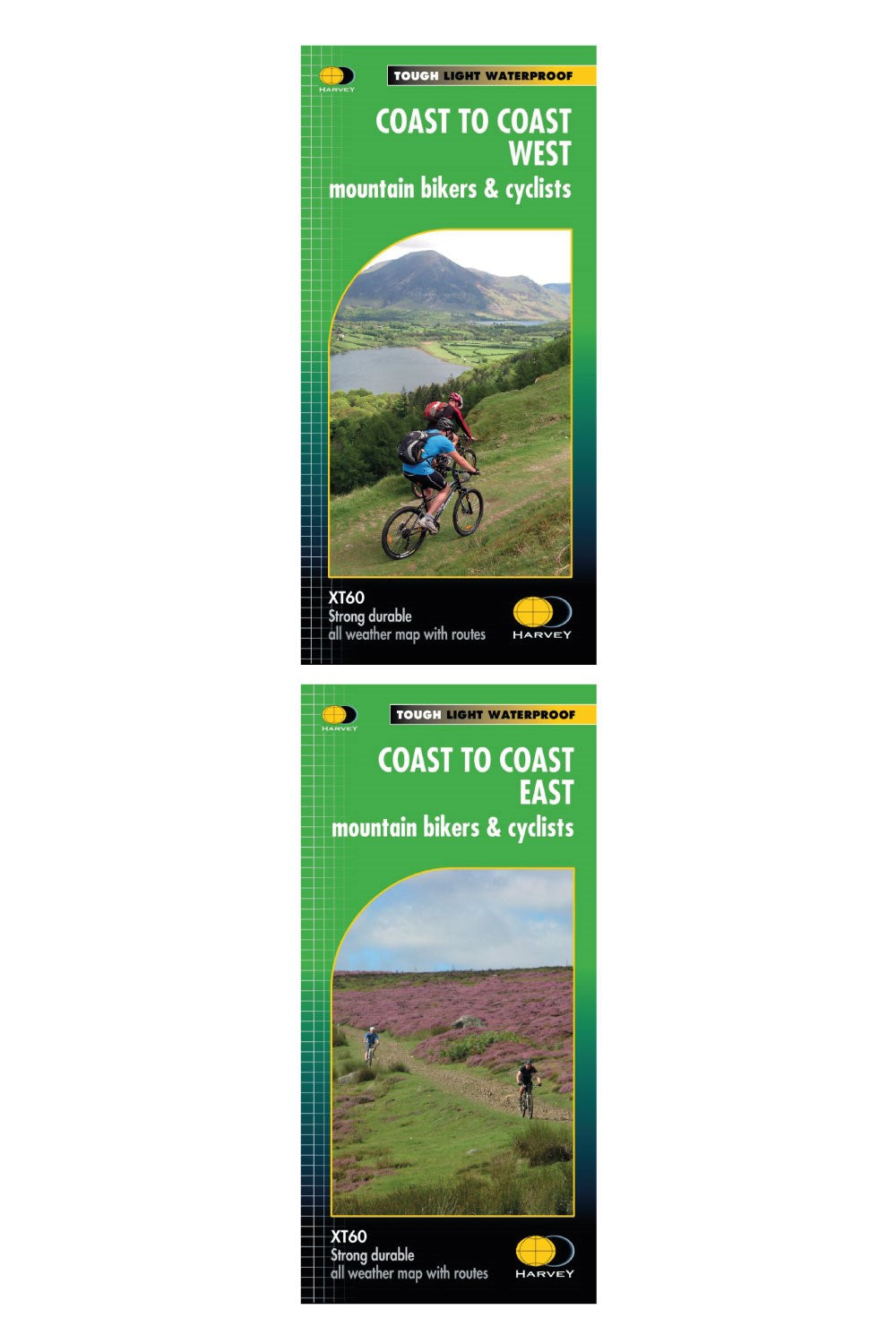 M9F6B1 Coast To Coast Cycle Map Set
