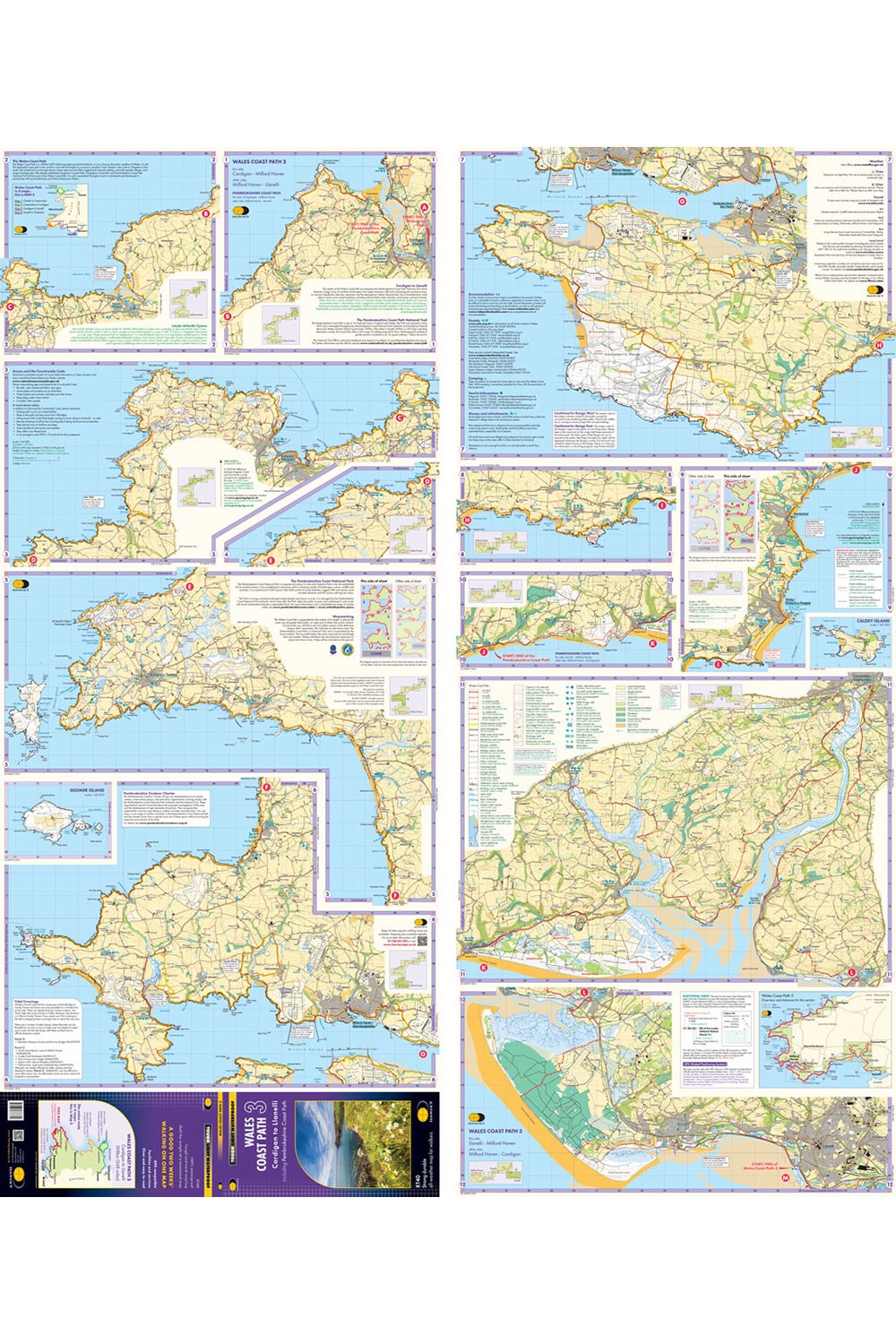 MA0646 Wales Coast Path 3 Trail Map