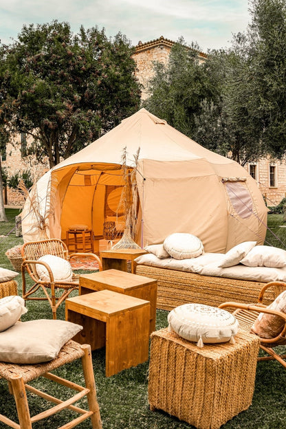  6m Luna Bell Tent Canvas Lite 200gsm