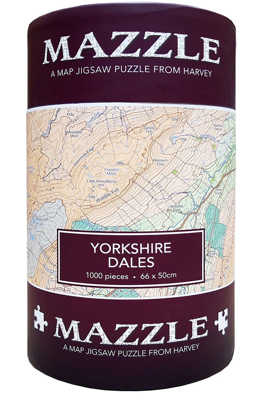  MA4568 Map Jigsaw Puzzle Yorkshire Dales
