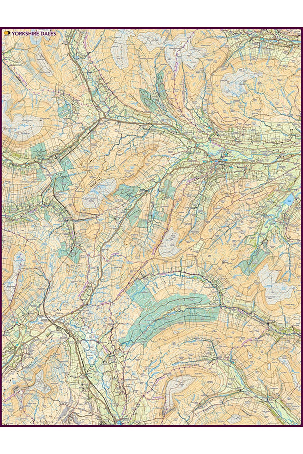  MA4568 Map Jigsaw Puzzle Yorkshire Dales