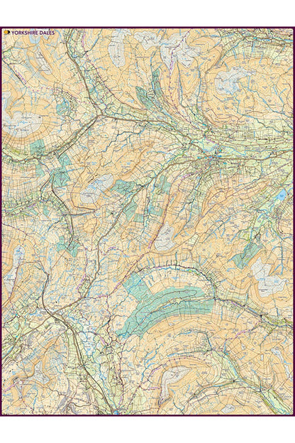  MA4568 Map Jigsaw Puzzle Yorkshire Dales