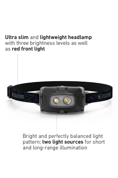 Ledlenser MA7BA1 HF4R Core Rechargable 500lm LED Head Torch