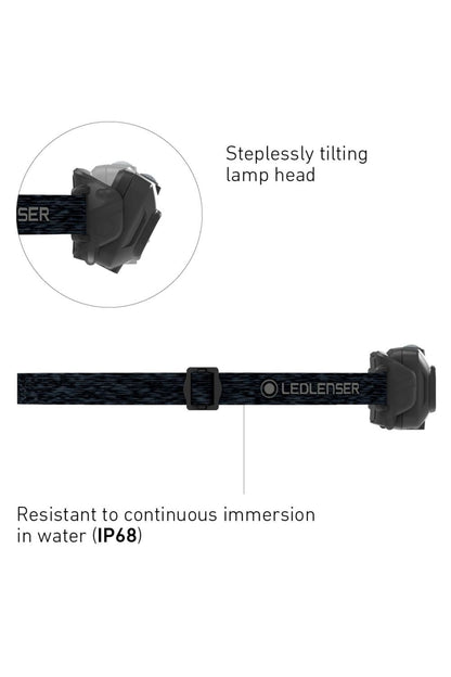 Ledlenser MA7BA1 HF4R Core Rechargable 500lm LED Head Torch