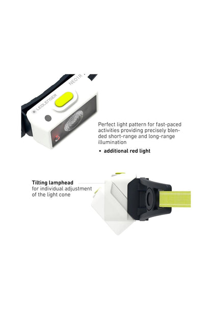 Ledlenser MA7C8C NEO1R Rechargeable Running LED Head Torch