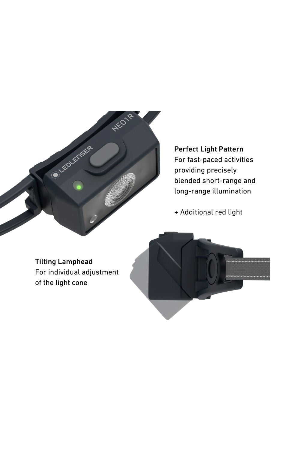 Ledlenser MA7C8C NEO1R Rechargeable Running LED Head Torch