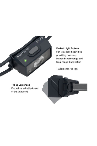 Ledlenser MA7C8C NEO1R Rechargeable Running LED Head Torch