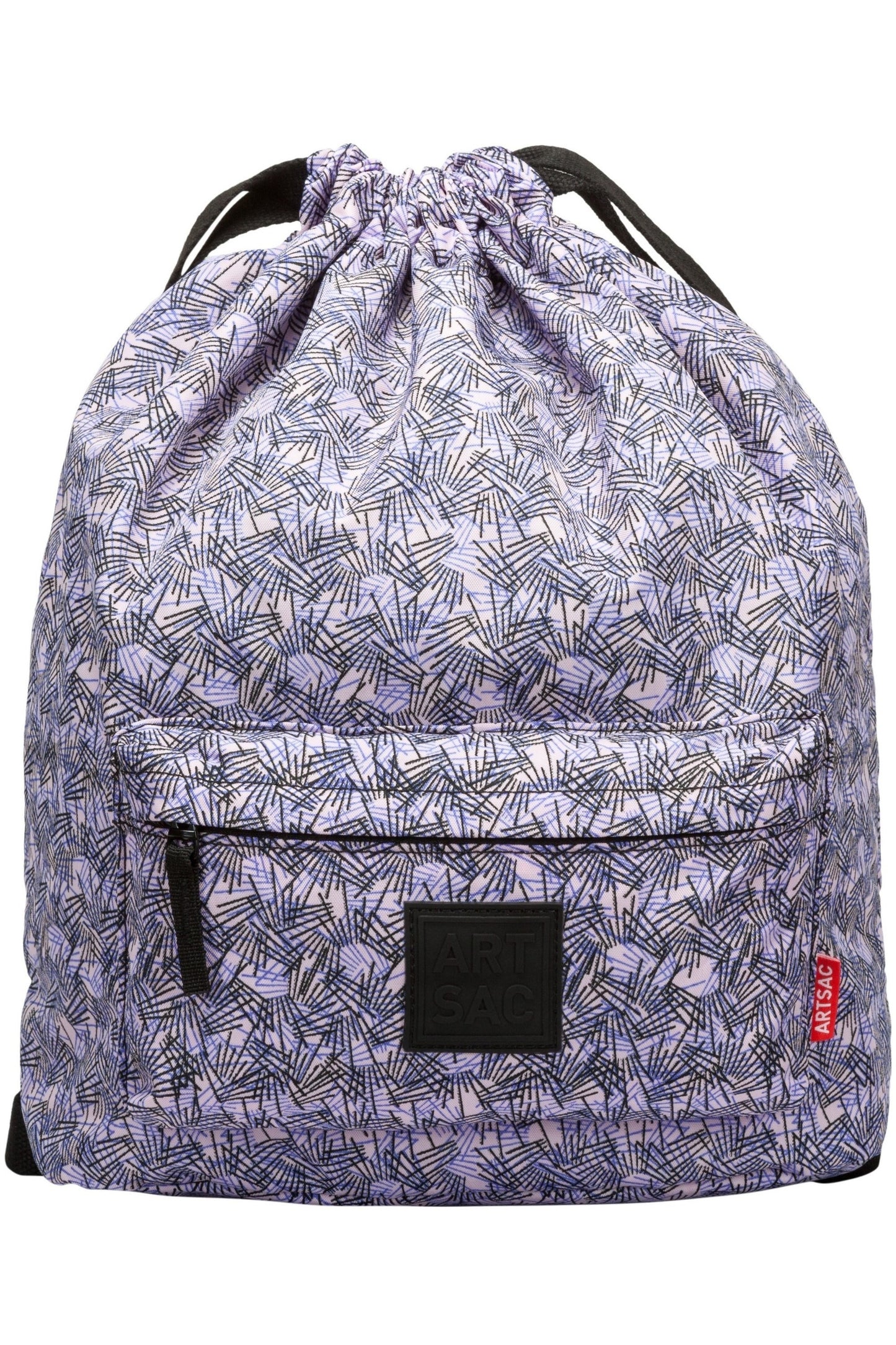  MA807D Tilley Line Print Drawstring Backpack