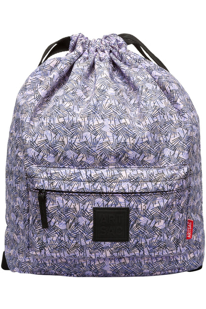  MA807D Tilley Line Print Drawstring Backpack