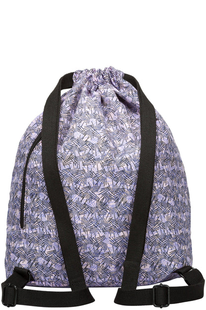 MA807D Tilley Line Print Drawstring Backpack