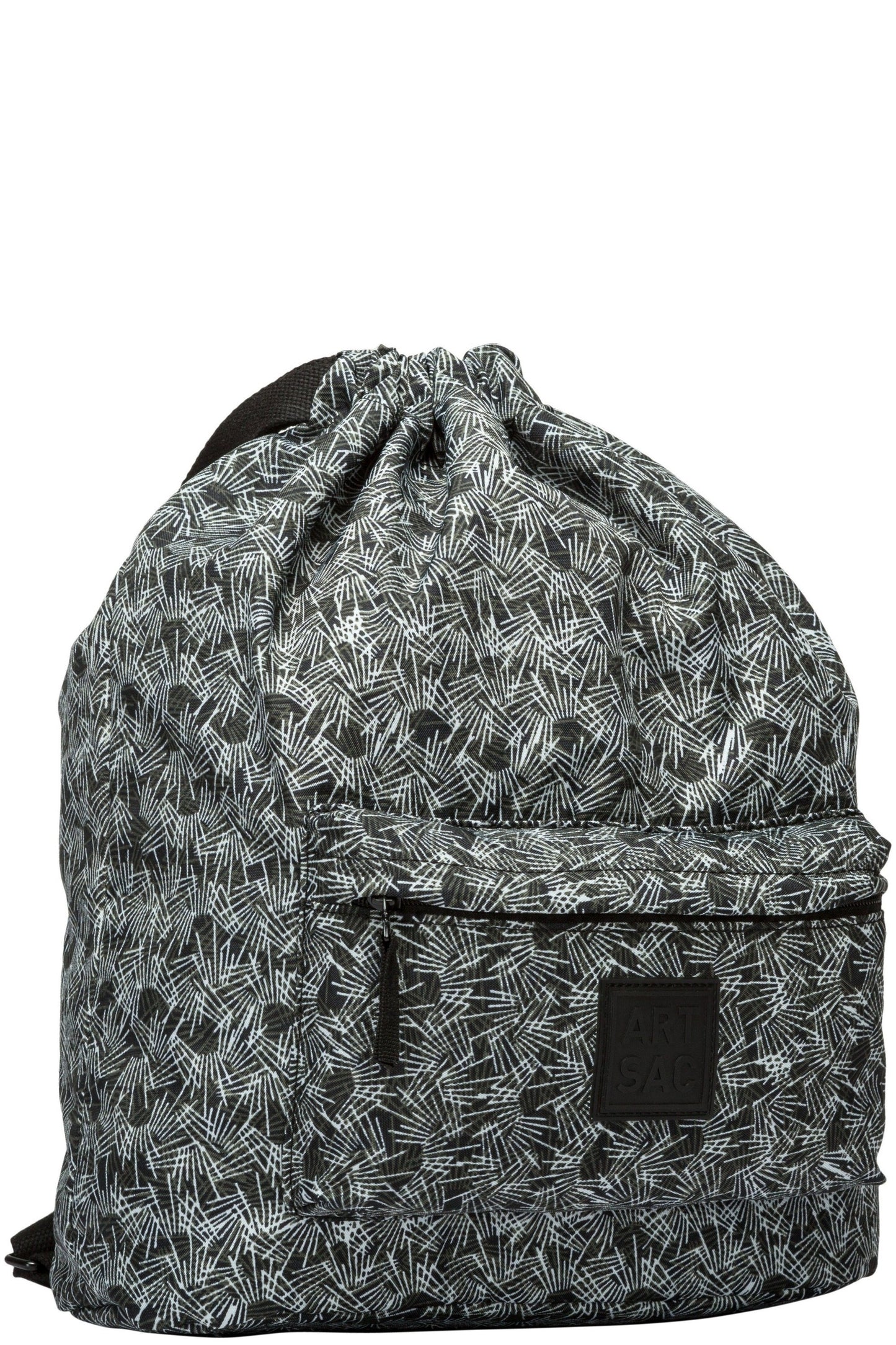  MA807D Tilley Line Print Drawstring Backpack