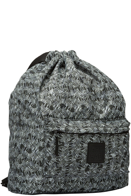  MA807D Tilley Line Print Drawstring Backpack