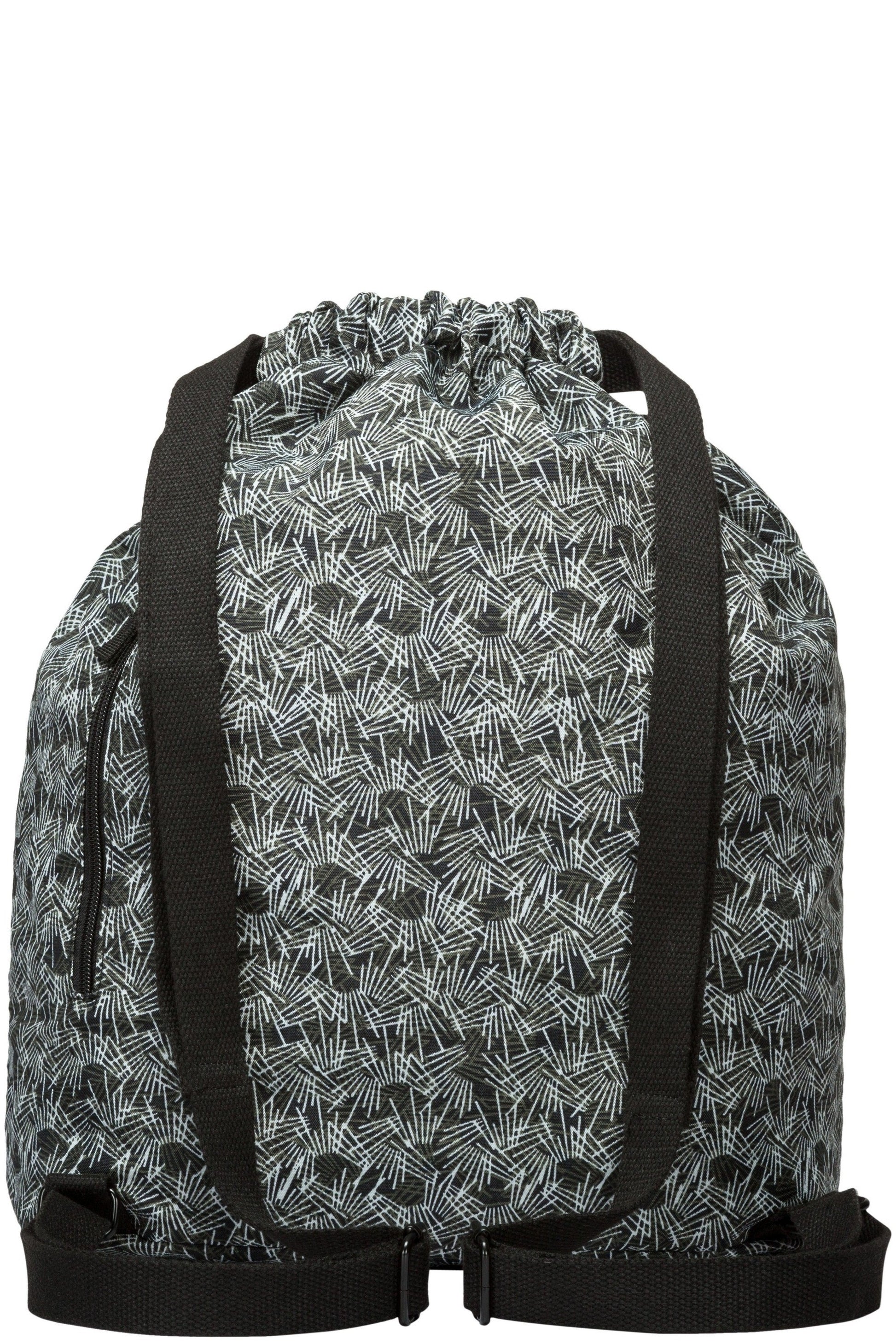  MA807D Tilley Line Print Drawstring Backpack