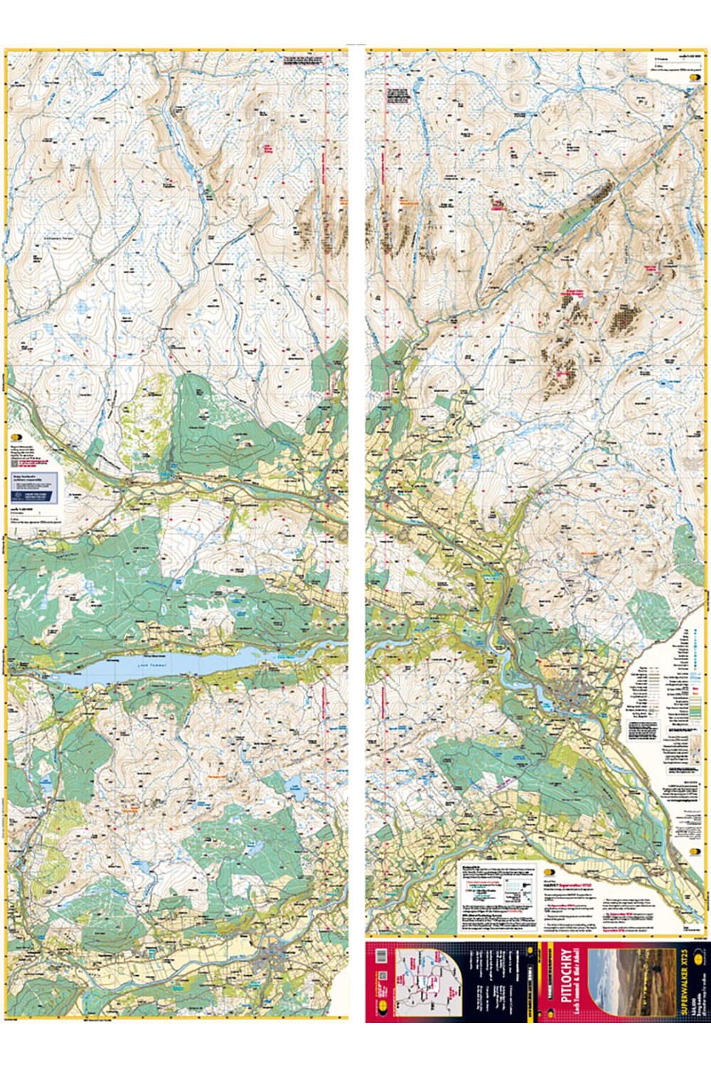  MA9B4B Pitlochry Superwalker Map