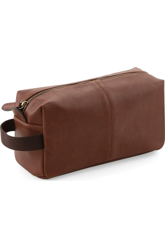  MAA806 NuHide Unisex Faux Leather 3 Liters Washbag