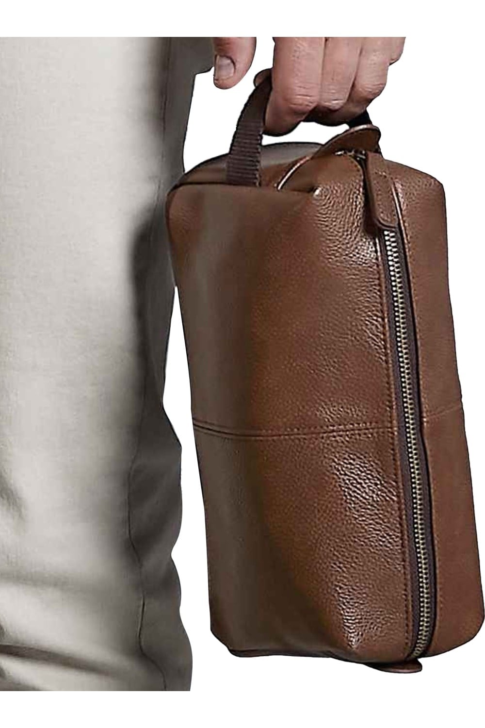  MAA806 NuHide Unisex Faux Leather 3 Liters Washbag