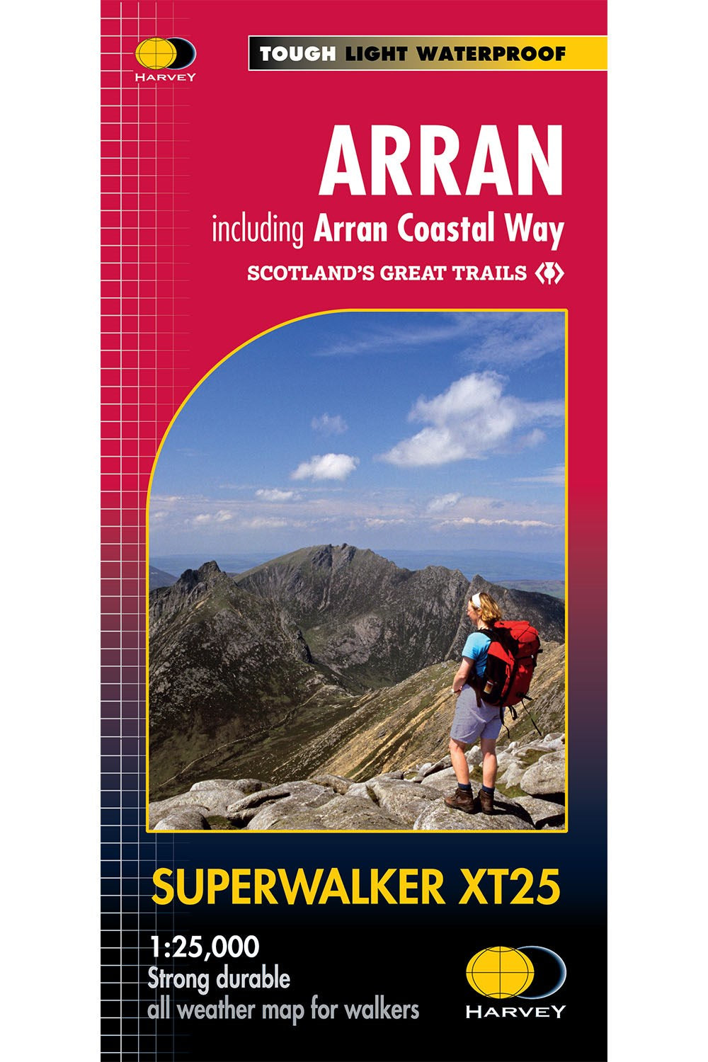  MAFB71 Arran Including Arran Coastal Way Superwalker Map