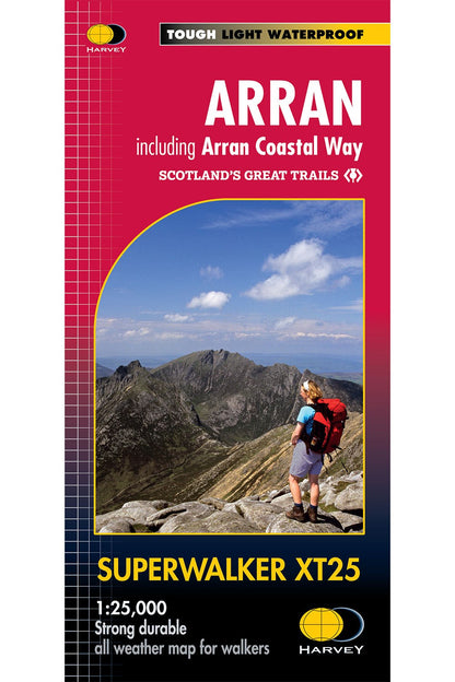  MAFB71 Arran Including Arran Coastal Way Superwalker Map