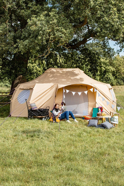  6x4m Luna Emperor Bell Tent Canvas 285gsm