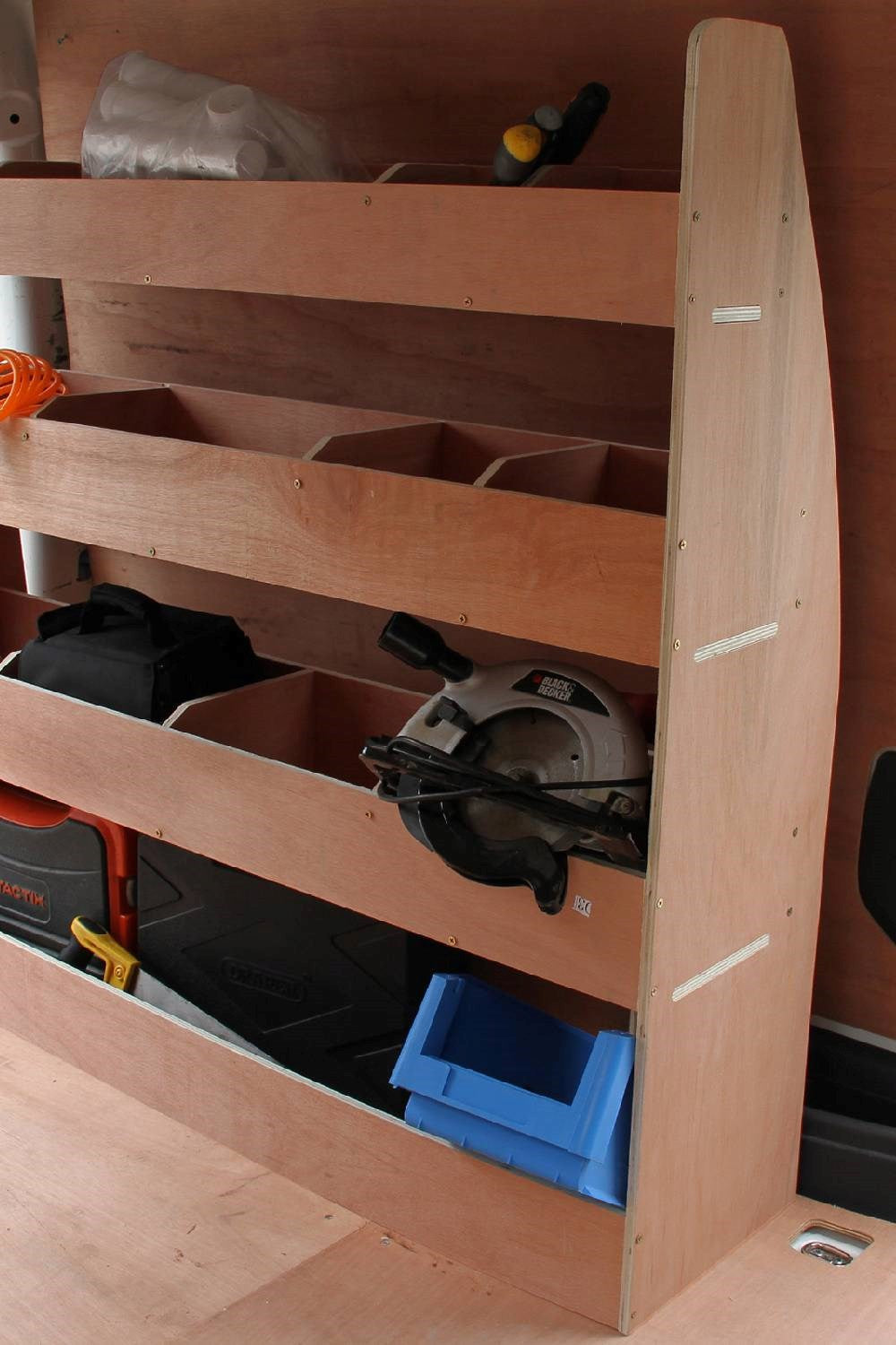  MB0D53 11sqm Campervan Lining & VW Caddy Racking Unit
