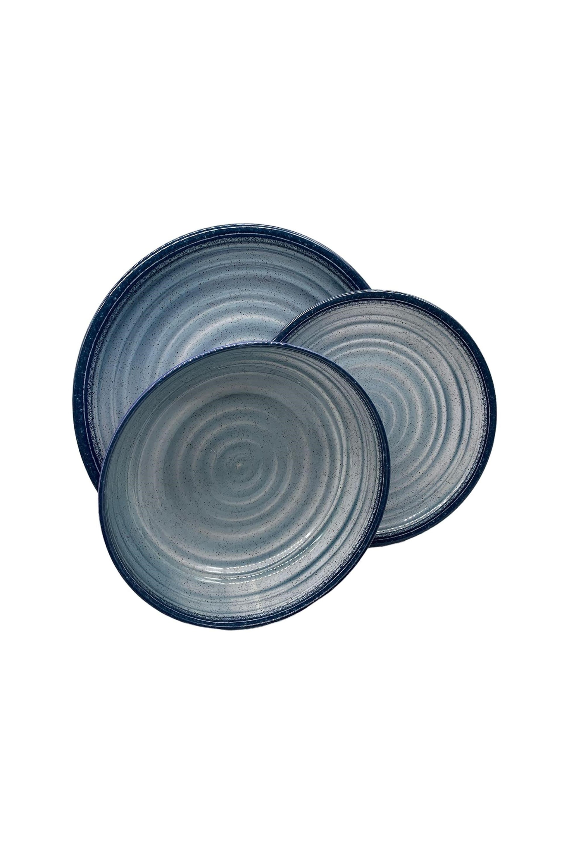  Amalfi 12-Piece Plate & Bowl Melamine Dinner Set