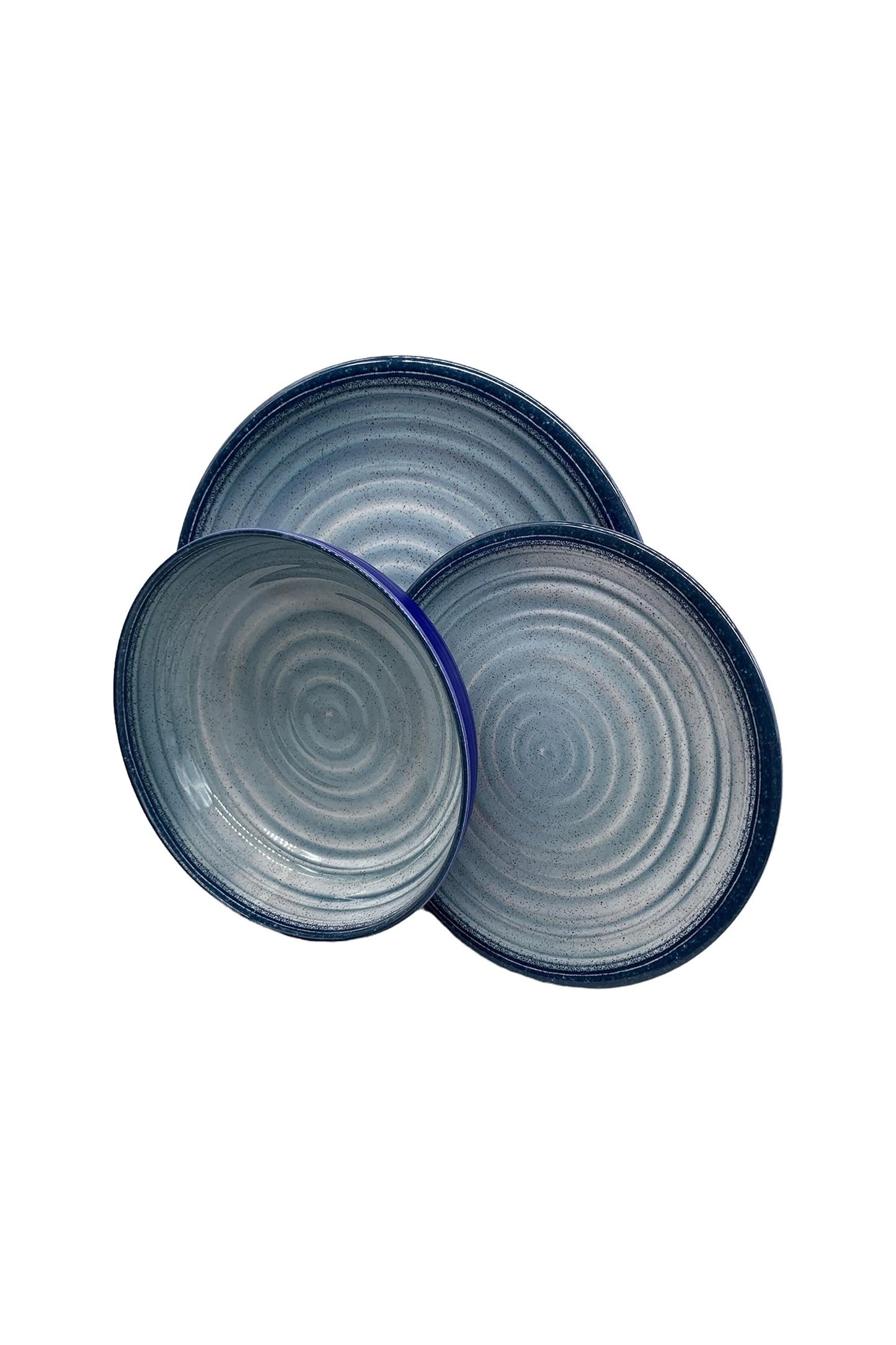  Amalfi 12-Piece Plate & Bowl Melamine Dinner Set