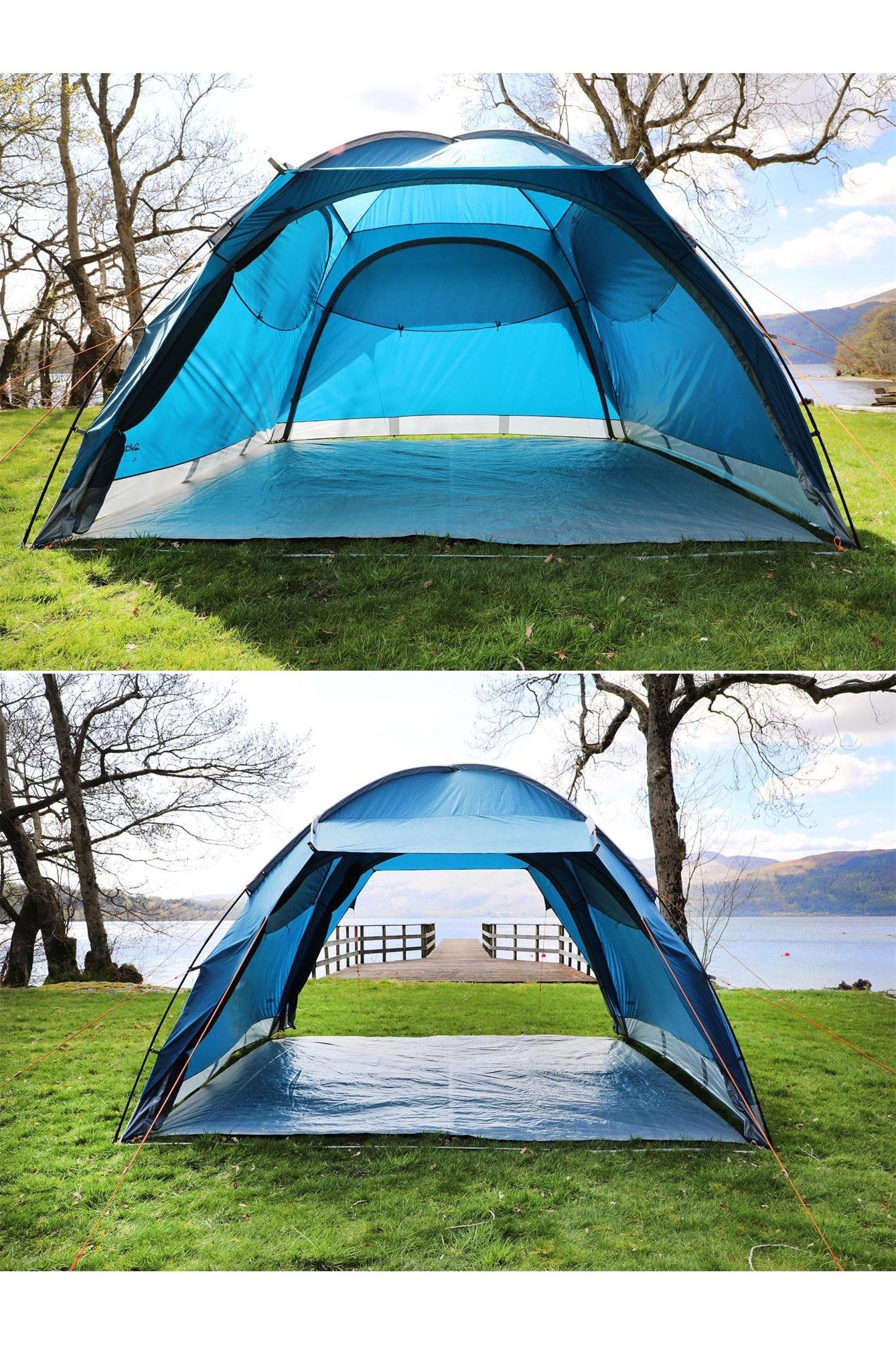 Vango MB2C03 Danu Hub Poled Camping Tent (4 Person)
