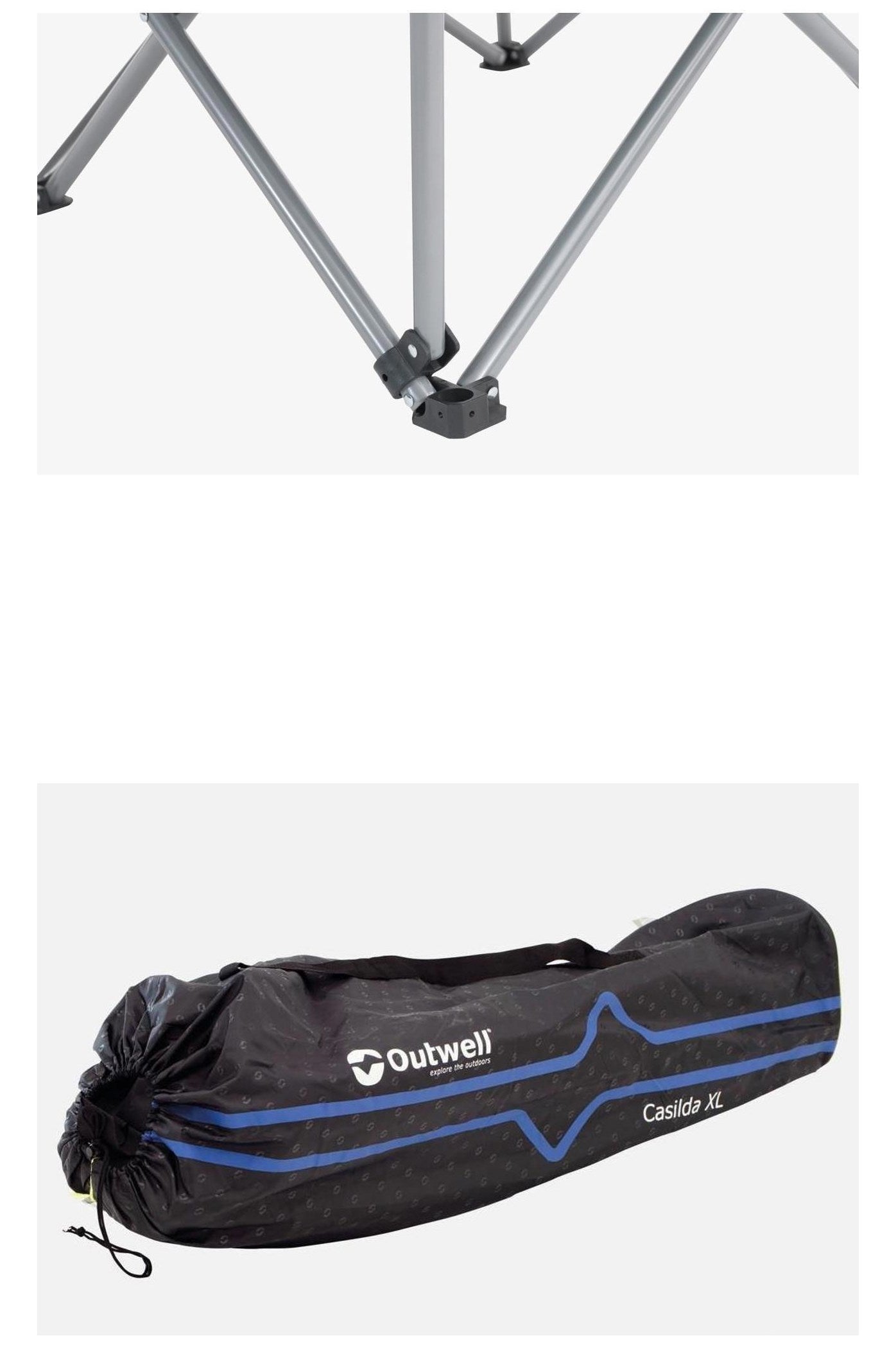Outwell MB6220 Folding Casilda XL Moon Camping Chair