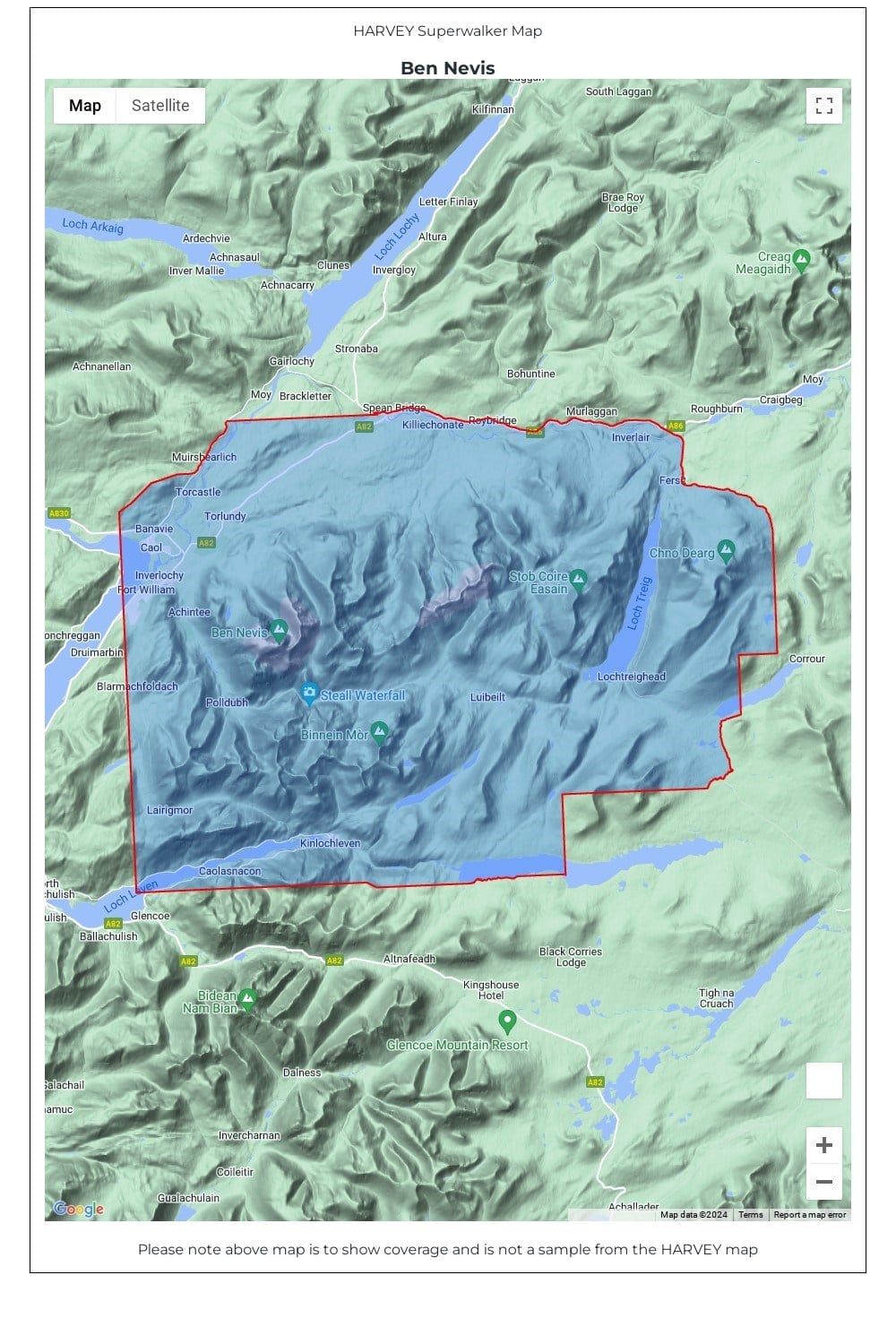  MB7ECC Ben Nevis Superwalker Map