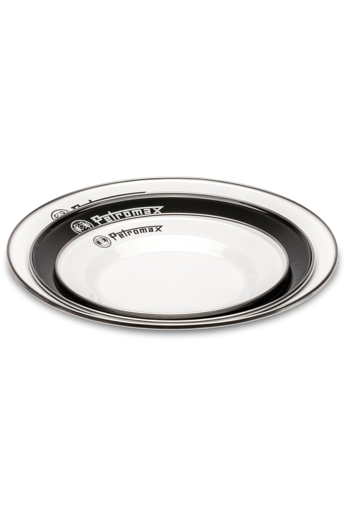 Petromax MB80B0 Set Of 2 Enamel Plates