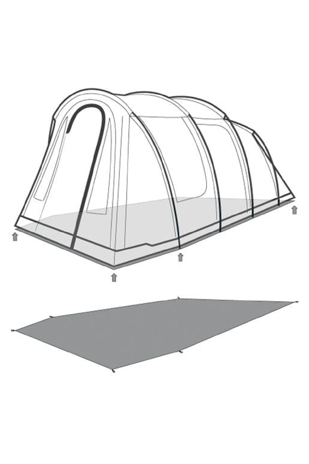 Outwell MB82BE Footprint Rockwell 4