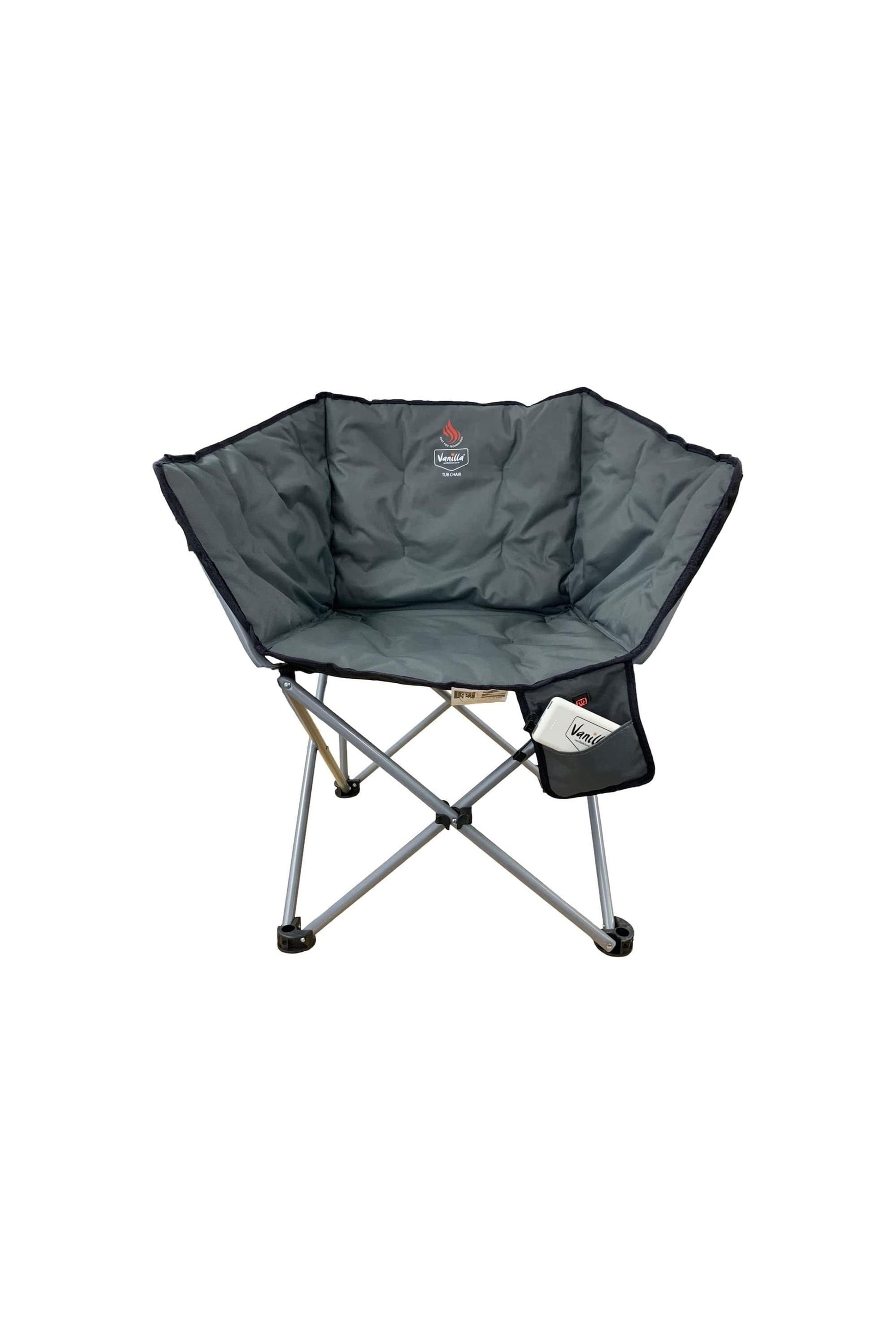  Charcoal Tub Chair With Heated Seat And Back