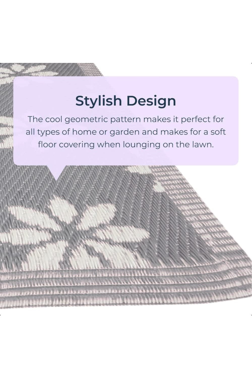  Floral Outdoor Camping Rug 120cm X 180cm