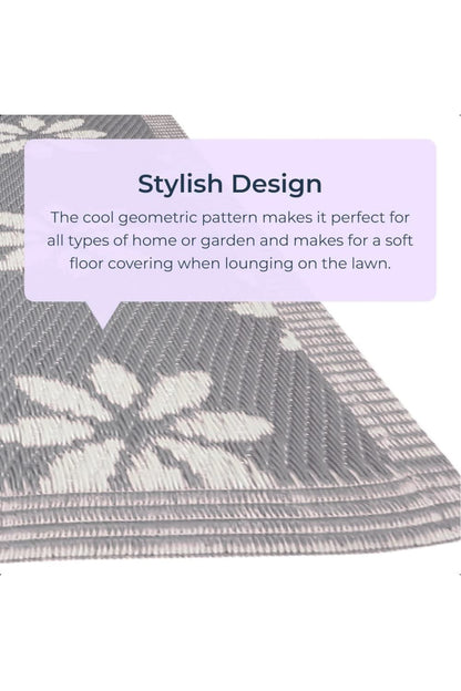 Floral Outdoor Camping Rug 120cm X 180cm