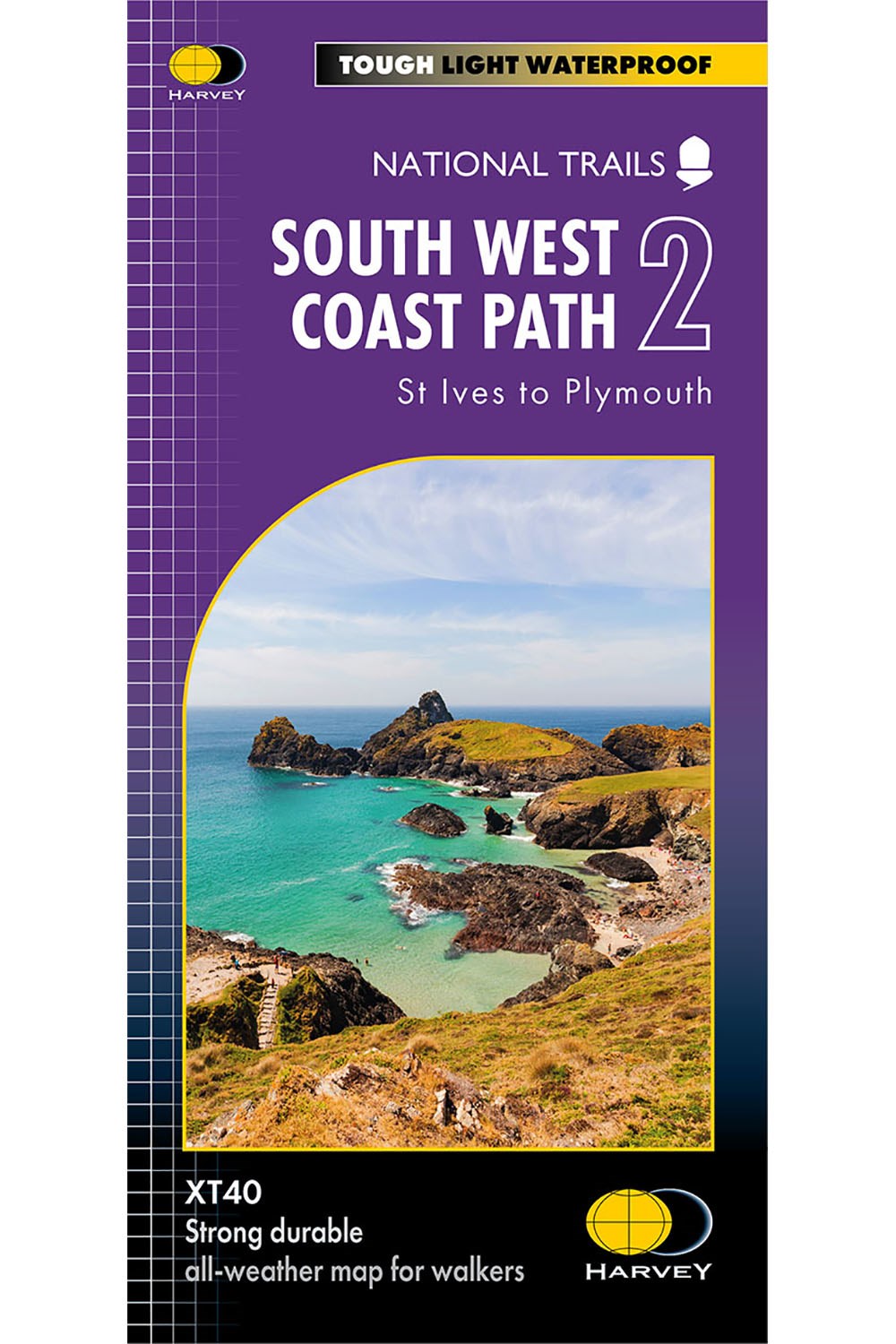  MBF25C South West Coast Path 2 Trail Map