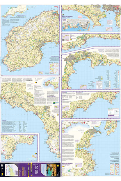  MBF25C South West Coast Path 2 Trail Map