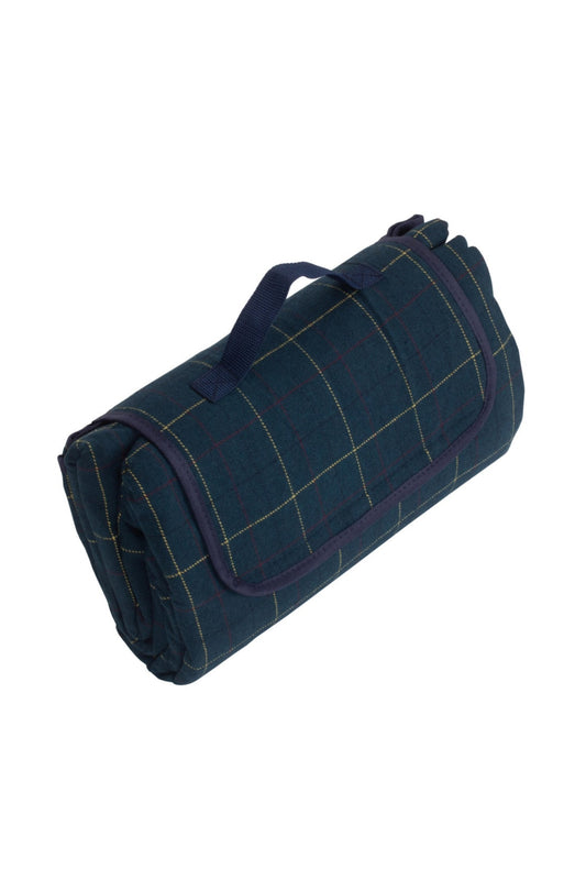  MBF92E Blue Tweed Picnic Blanket