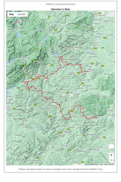  MC2044 Glyndwr's Way Trail Map