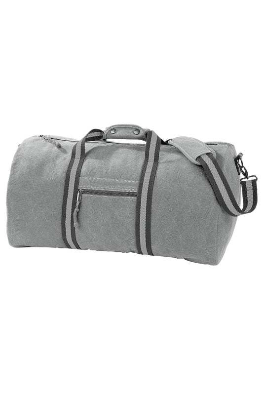 Vintage Canvas 45L Holdall Duffle Bag