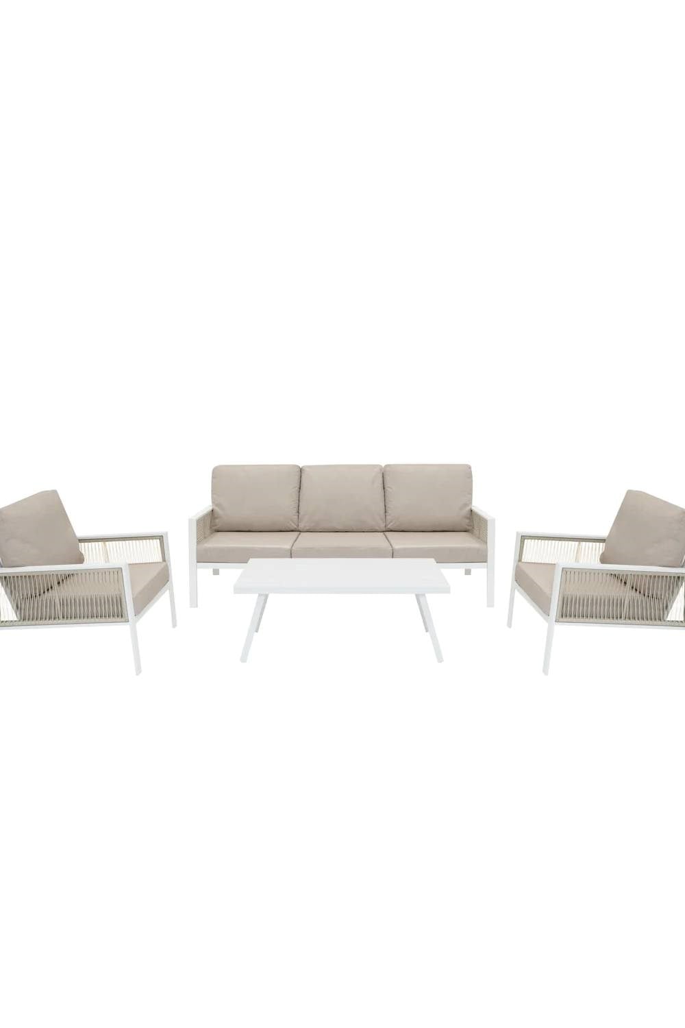  MC437B Aluminium 4 Piece Sofa Set
